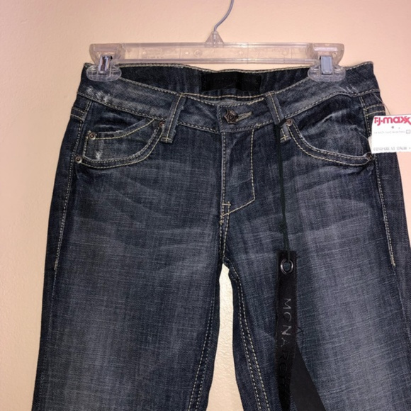 Monarchy Jeans Monarchy Straight To Bootcut Leg British Flag Jeans